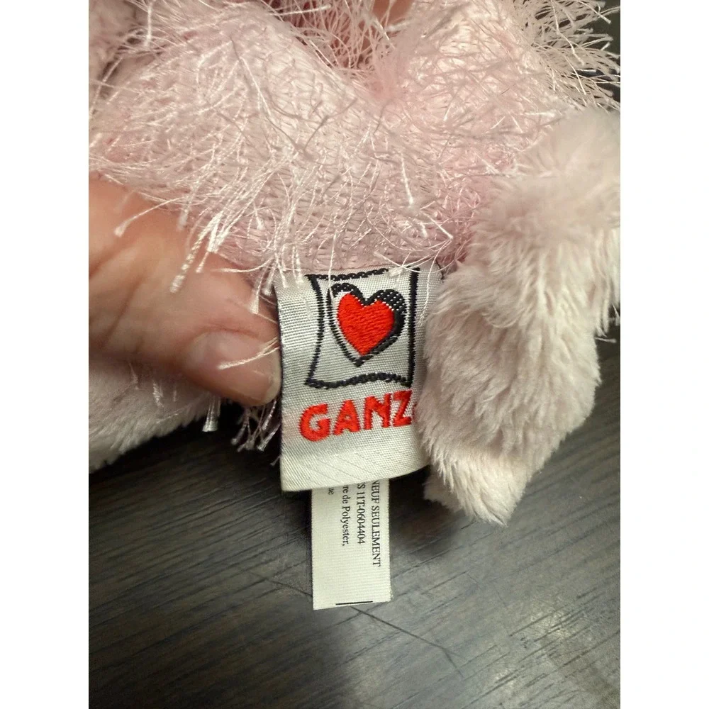 Ganz Webkinz Pig HM002 Pink Fuzzy Plush Stuffed Animal Toy with‎ Tush Tag